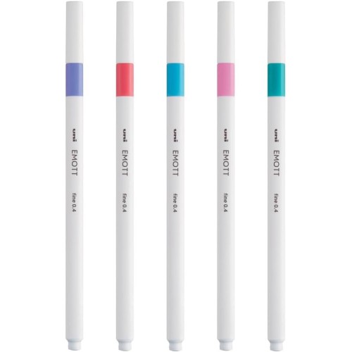 Uni-ball Mitsubishi Pencil Uni-ball Emott marker set, light colors, 5 pieces EMOTT 5P SET CANDY POP COLOURS 3701614900737