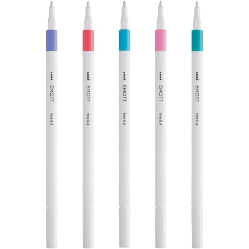 Uni-ball Mitsubishi Pencil Uni-ball Emott marker set, light colors, 5 pieces EMOTT 5P SET CANDY POP COLOURS 3701614900737