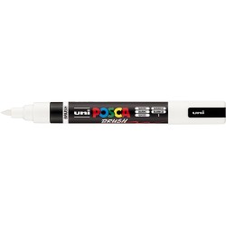 Uni-ball Mitsubishi Pencil Posca Uni-Ball Ζωγραφικής Μαρκαδόρος White PC-5BR 4902778311738