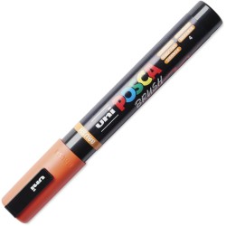 Uni-ball Mitsubishi Pencil Posca Uni-Ball Ζωγραφικής Μαρκαδόρος Orange PC-5BR 4902778311752