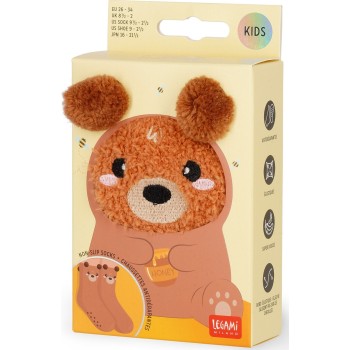 Legami Non-Slip Teddy Bear Socks For Kids - Its A Match! Αρκουδάκι KCS0013 8052694044619