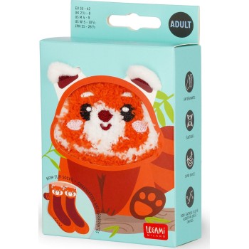 Legami Non-Slip Red Panda Socks For Adults - Its A Match! Red Panda CS0013 8052694044602