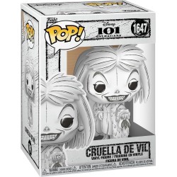 Funko pop! disney: sketched - 101 dalmations - cruella de vil - collectable vinyl 86421 889698864213