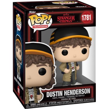 Funko pop! tv: stranger things season 5 - dustin henderson - collectable vinyl fi 75751 889698757515
