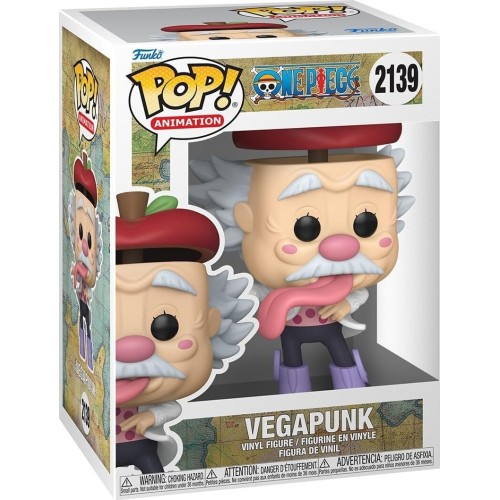 Funko pop! animation: one piece 1- dr dr. vegapunk - collectable vinyl figure - g 86518 889698865180