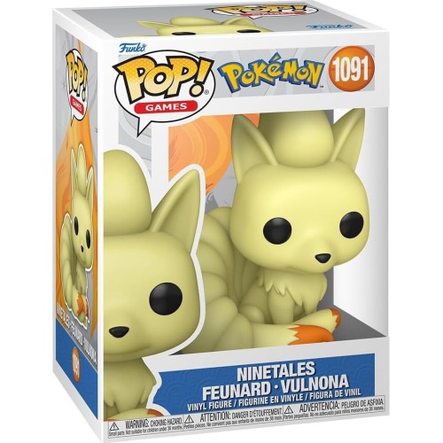 Funko pop! games: pokemon - ninetails - ninetales - collectable vinyl figure - gi 86366 889698863667