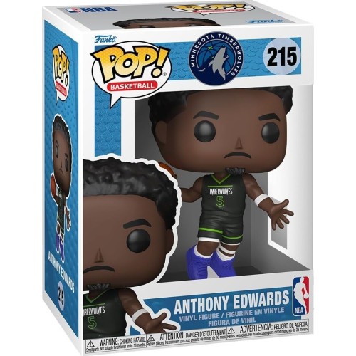 Funko pop! basketball: minnesota timberwolves - anthony edwards 215 Φιγούρα Βινυλίου 86382 889698863827