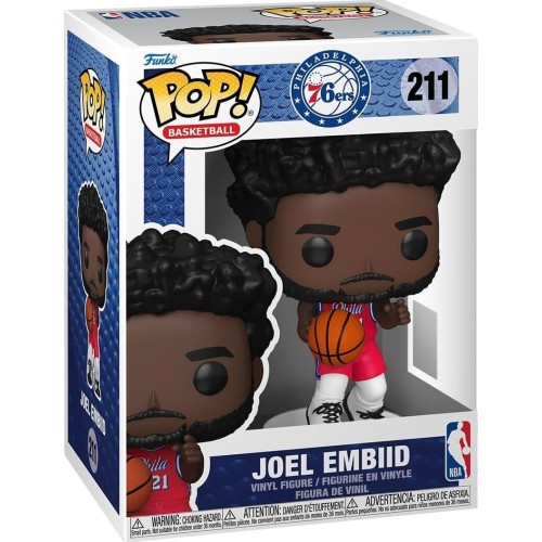 Funko pop! basketball: philadelphia 76ers - joel embiid 211 Φιγούρα Βινυλίου 86378 889698863780