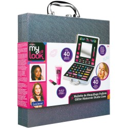 Lexibook cra-z-art case glitter makeover  makeup set with shadows, lipstick, blush and lip gloss ages 8+, 1+ players 35.CRSS23 3