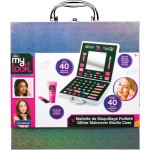 Lexibook Cra-z-art Βαλιτσάκι Glitter Makeover Studio Σετ Μακιγιάζ με Σκιές, Κραγιόν, Ρουζ και lip Gloss 8+ Ετών, 1+ Παίκτες 35.C