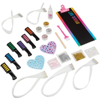 Lexibook Cra-z-art Deluxe Color Fx-hair Extensions Studio Σετ με Βαφές Κιμωλίας, Τούφες Extension και Διακόσμηση Μαλλιών 8+ Ετών