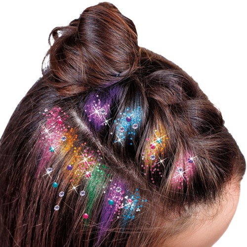 Lexibook Cra-z-art Deluxe Color Fx-hair Extensions Studio Σετ με Βαφές Κιμωλίας, Τούφες Extension και Διακόσμηση Μαλλιών 8+ Ετών