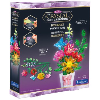 Lexibook cra-z-art  gem beautiful bouquet  flower craft 8+ years, 1+ players 35.CRSS57 3380743114583