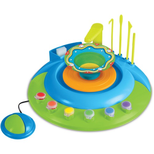 Lexibook cra-z-art motorized pottery  motorized pottery , foot switch and accessories ages 5+, 1 player 35.CRPOT1 3380743109589
