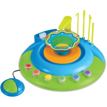 Lexibook cra-z-art motorized pottery  motorized pottery , foot switch and accessories ages 5+, 1 player 35.CRPOT1 3380743109589