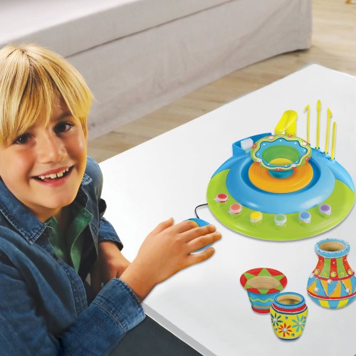 Lexibook cra-z-art motorized pottery  motorized pottery , foot switch and accessories ages 5+, 1 player 35.CRPOT1 3380743109589