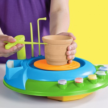 Lexibook cra-z-art motorized pottery  motorized pottery , foot switch and accessories ages 5+, 1 player 35.CRPOT1 3380743109589