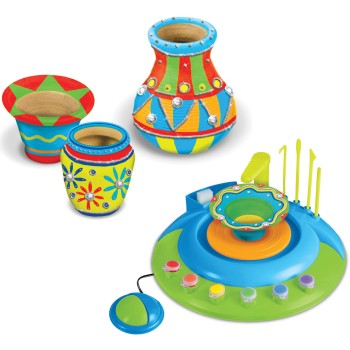 Lexibook cra-z-art motorized pottery  motorized pottery , foot switch and accessories ages 5+, 1 player 35.CRPOT1 3380743109589