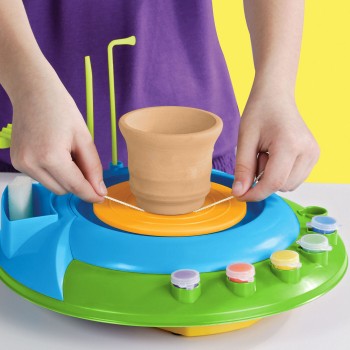 Lexibook cra-z-art motorized pottery  motorized pottery , foot switch and accessories ages 5+, 1 player 35.CRPOT1 3380743109589
