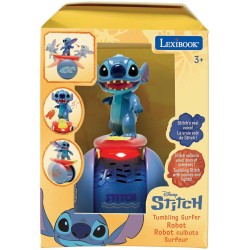 Lexibook Disney Stitch Stitch Surfer Powerman Robot - With Lights and Sounds Beloved Stitch Becomes a Surfer!an Interactive Robo
