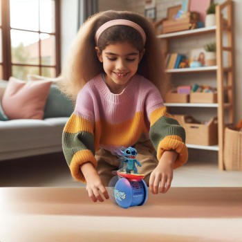 Lexibook Disney Stitch Stitch Surfer Powerman Robot - With Lights and Sounds Beloved Stitch Becomes a Surfer!an Interactive Robo