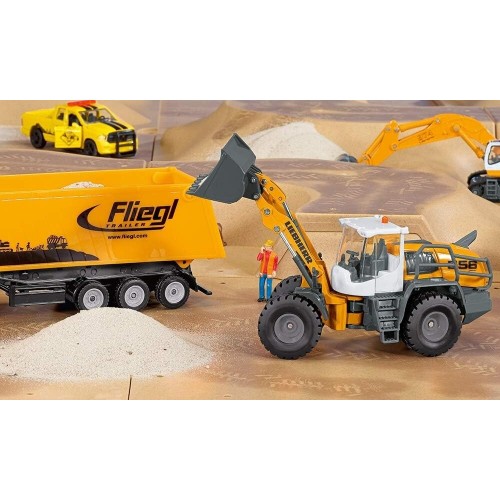 siku 3561, liebherr l 556  loader, 1:50, metal,plastic, orange, movable fro SI003561 4006874035618