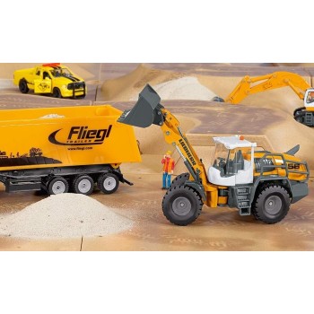 siku 3561, liebherr l 556  loader, 1:50, metal,plastic, orange, movable fro SI003561 4006874035618