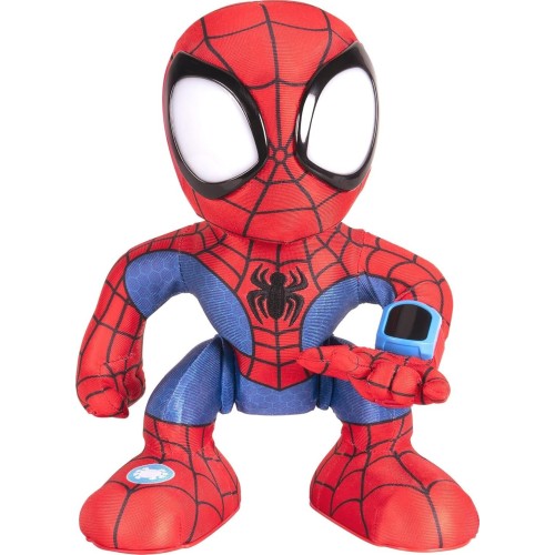 Jazwares Spiderman spidey and his amazing friends amazing flip spidey - 12-inch animatronic pl JWS00209 191726495352