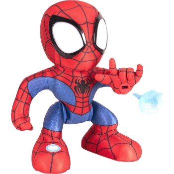 Jazwares Spiderman spidey and his amazing friends amazing flip spidey - 12-inch animatronic pl JWS00209 191726495352