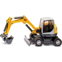 siku 3560  other license wacker neuson ew65 mobile excavator, yellow SI003560 4006874035601