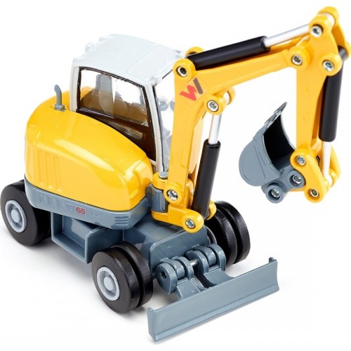 siku 3560  other license wacker neuson ew65 mobile excavator, yellow SI003560 4006874035601