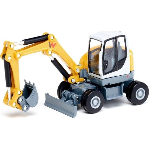 siku 3560  other license wacker neuson ew65 mobile excavator, yellow SI003560 4006874035601