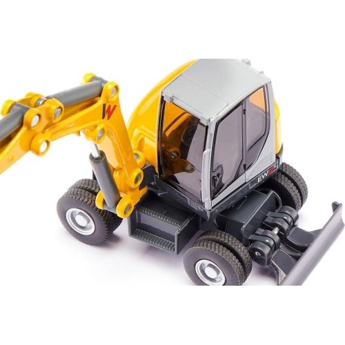 siku 3560  other license wacker neuson ew65 mobile excavator, yellow SI003560 4006874035601