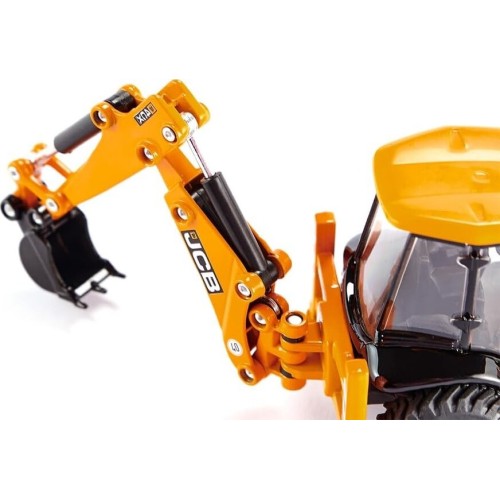siku 3558, jcb 4cx backhoe loader, 1:50, metal,plastic, yellow, multifunctional, SI003558 4006874035588