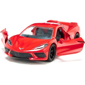 siku 2359, chevrolet corvette stingray, toy car, 1:50, metal/plastic, red,  SI002359 4006874023592