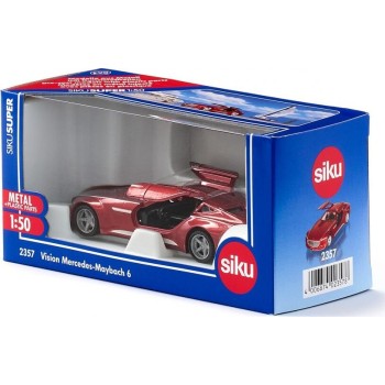 siku 2357,  mercedes maybach 6 grand coupe, 1:50, metal,plastic, red, openi SI002357 4006874023578