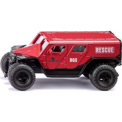 siku 2307, ghe-o rescue vehicle, 1:50, metal,plastic, red, multi-functional, com SI002307 4006874023073