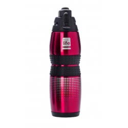 eco life Μεταλλικό Μπουκάλι 400Ml Vacuum Κόκκινο 33-BO-3011 5208009001423