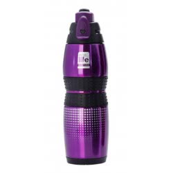 eco life Μεταλλικό Μπουκάλι 400Ml Vacuum Μωβ 33-BO-3012 5208009001430
