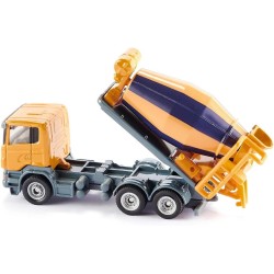 siku Cement Mixer, Construction Site Vehicle, 1:87, Metal,Plastic, Rotating Drum, Orange,Blue SI001896 4006874118960