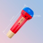 Hape Early Melodies Ξύλινο Mighty Echo Microphone E0337A 6943478019027