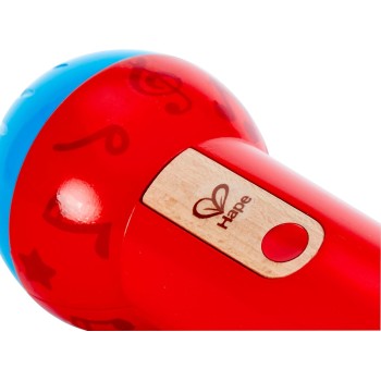 Hape Early Melodies Wooden Mighty Echo Microphone E0337A 6943478019027