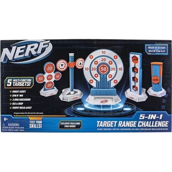 Nerf Elite Target Gameplay - 5 in 1 Challenge Targets - Jazwares  JW000327 191726441977