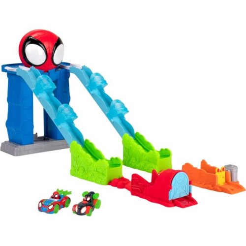 Spidey - 3in1 Polymorphic Racetrack With 2 Vehicles – Jazwares  JWS00273 191726723677