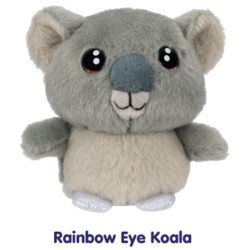 Lil Peepers Collectible Plush W2 10Cm (4 Designs) – Jazwares Wave 2 Rainbow Eye Koala JWLP0113 196566207028