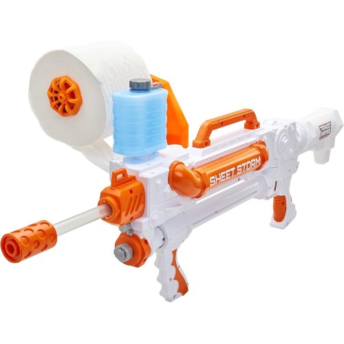 JAKKS PACIFIC Toilet Paper Εκτοξευτής Sheet Storm, Rapid Fire TP Spitballs Up To 50 Ft JPA15030 192995150300