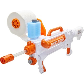 JAKKS PACIFIC Toilet Paper Εκτοξευτής Sheet Storm, Rapid Fire TP Spitballs Up To 50 Ft JPA15030 192995150300