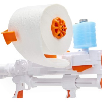 JAKKS PACIFIC Toilet Paper Εκτοξευτής Sheet Storm, Rapid Fire TP Spitballs Up To 50 Ft JPA15030 192995150300