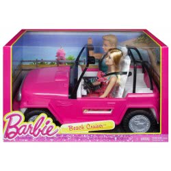 Mattel Barbie Τζιπάκι Με Barbie Και Ken CJD12 887961093926