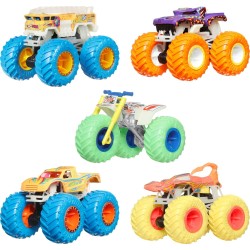 Mattel Hot Wheels Monster Trucks Die-cast 1:64 Scale Toy Truck That Glows in the Dark (styles May Vary) JFX08 194735307708